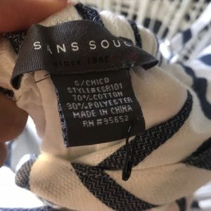 Sans Souci Other - Sans Souci Halter jumper jumpsuit blue stripes Sans Souci Other - Sans Souci Halter jumper jumpsuit blue stripes